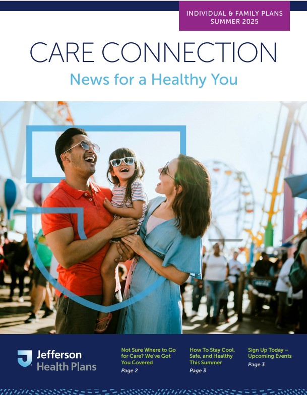 cover of the Individual and Family plans newsletter